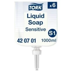 Tork S1 Sensitiv Sæbe | U/parfume | 1 L -Aida shop tork s1 premium sabe mild u parfume 1000 ml 3