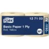 Tork W1 Basic Aftørringspapir Smal Gul 1-lag 2 Rl -Aida shop tork w1 basic aftorringspapir smal gul 1lag 2 rl 2