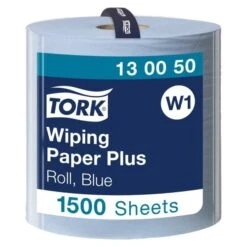 Tork W1 Plus Aftørringspapir | Blå | 2-lag | 1 Rl -Aida shop tork w1 plus aftorringspapir bla 2