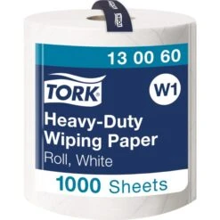 Tork W1 Kraftig Aftørringspapir Hvid 2-lag | 1 Rl -Aida shop tork w1 premium aftorringspapir 1 rulle hvid 2
