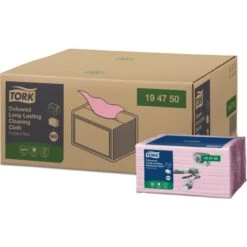 Tork W8 Allround Klud | Rød | 1-lag | 40 Stk