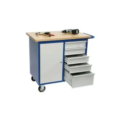 No Name Værkstedsvogn Med 5 Skuffer Og 1 Skab